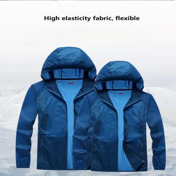 96% Nylon 4% Spandex Breathable Upf 50 Sun-Proof Women'S Hoodie Zip Luxury Eco Uv Protection Clothing