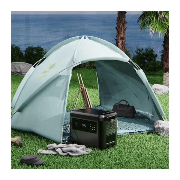 2400W AC Outlets Solar Generator Home Backup Outdoor Camping Outdoor Rental Power Bank Station with Screen
