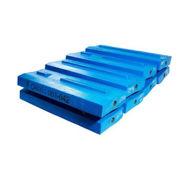 Quick Wear Cr7C3 65HRC Hardness Impact Crusher Blow Bar Mining Machine Spare Parts