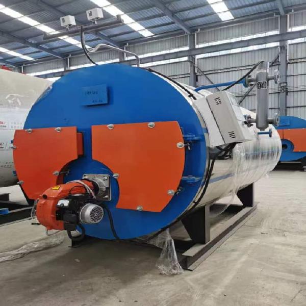 Caldeira a vapor a gás diesel eléctrica de 500 kg Nível elevado de segurança para aquecimento