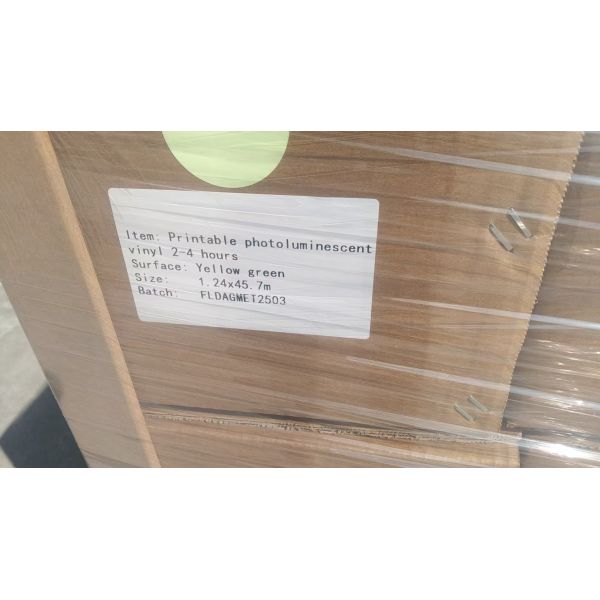 Printable Luminous sticker Photoluminescent Vinyl Film Glow in The Dark 4 Hours for Exit Safety Signs