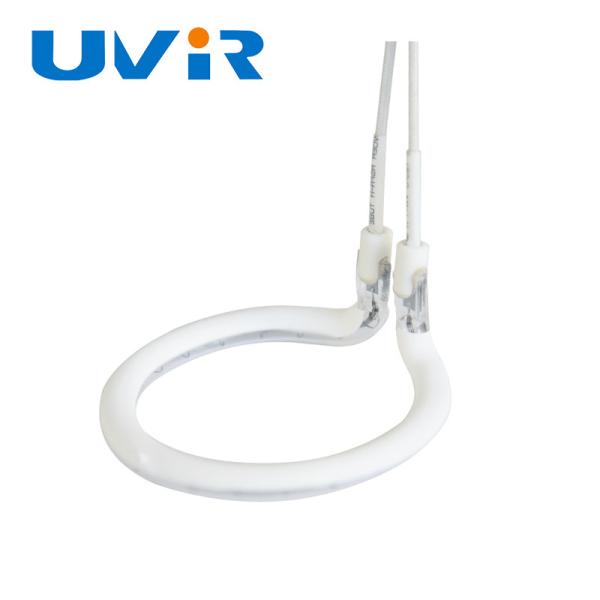 UVIR Quartz Ring Infrared Lamp 39-606mm 55-575V White Reflector