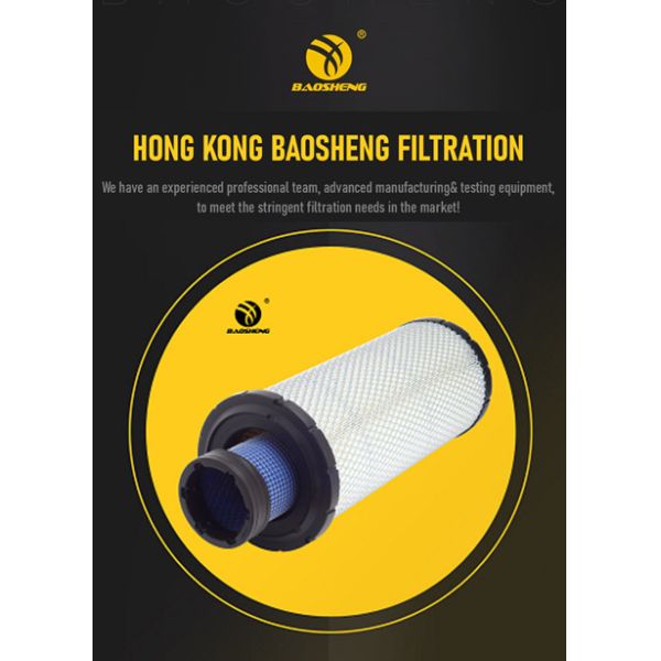 Y12906212560P P812648 AF25553 Excavator Air Filter HITACHI EX60 EX70