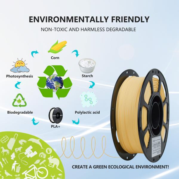 IBOSS 3D Printer PLA+ Matte Filament 1.75mm Matte Desert Yellow RoHS Compliant 3d Printing Filament