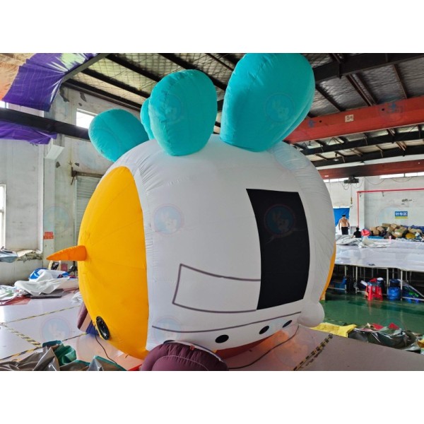 Giant PVC Inflatable Bee Model 12ft Custom Animal Mascot Advertising Display Large Outdoor Promotional Event Decoration