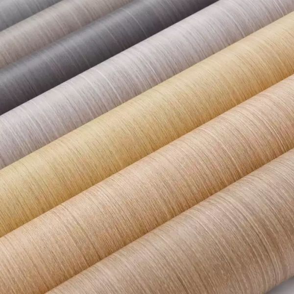 Tech Wood Grain PVC Decorative Film Waterproof Self Adhesive Furniture Surface Wrap