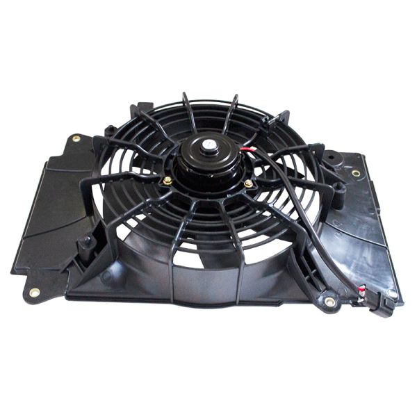 Condensador de ar condicionado para caminhões pesados 6WF1 10PE1 Motor AC Condensador de ventoinha Assy