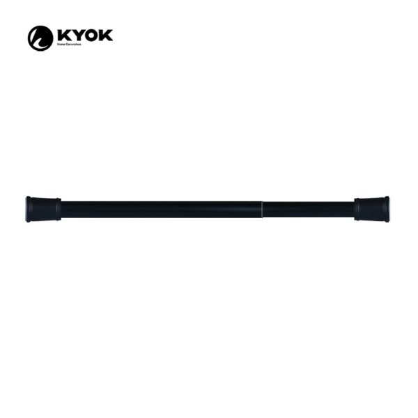 No Drill Extendable Curtain Pole Stainless Steel Shower Curtain Rod