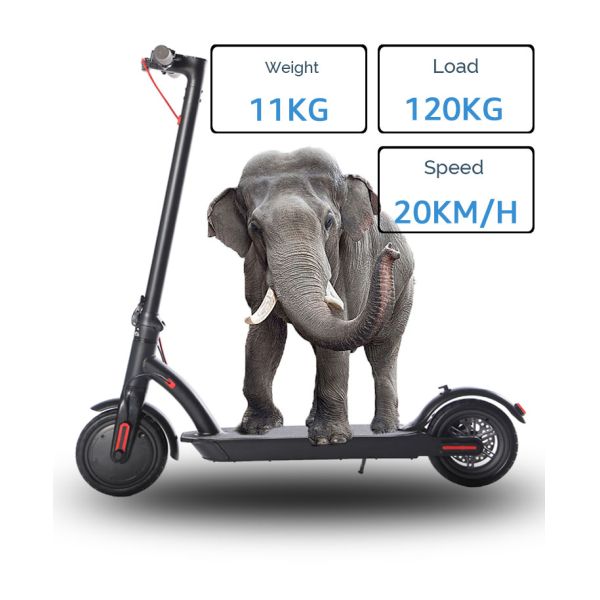 250W 2 Wheel E Scooter , Folding 8.5 Inch Mini Electric Scooter Max Speed 30km/H