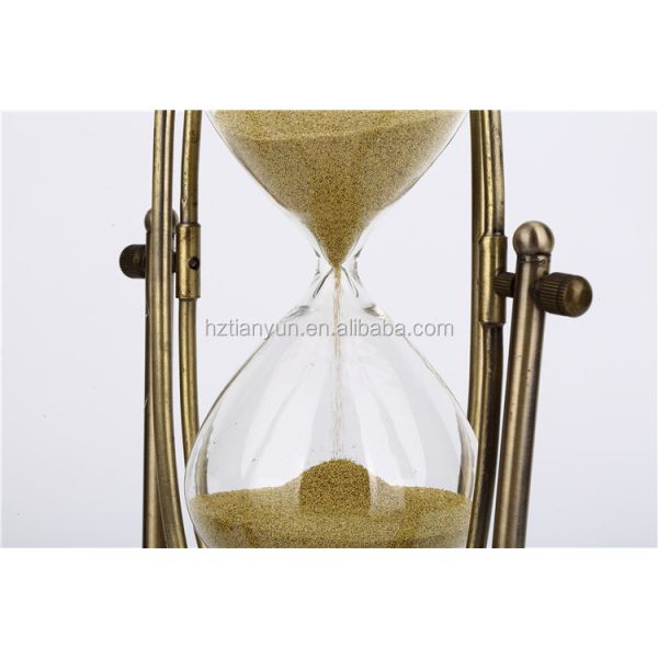 Надутая винтажная минута часов 5 песка часов - мельчайший стиль народного искусства 60