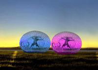 Boule gonflable de Zorb du football de corps de jouets d'enfants d'intérieur pour deux personnes extérieur