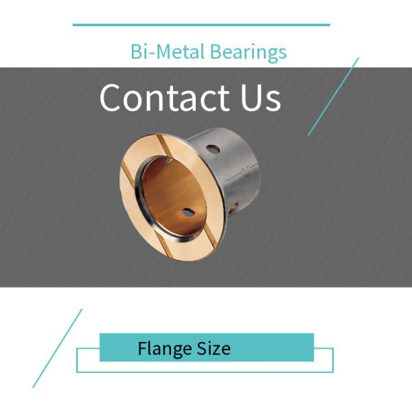 Thin Walled Design Bimetal Steel Bushes For Excavator Arm & Wheel