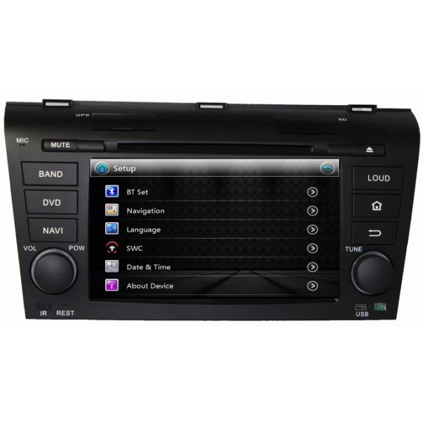 Ouchuangbo Auto Radio Stereo DVD Player for Mazda 3 2004-2009 USB iPod GPS Navi System OCB-7003A