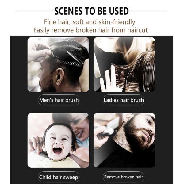 Brosse à poudre personnalisable pour le cou et le cou