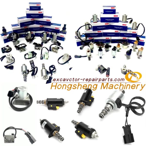 G24D12A Kobelco Excavator Solenoid Valve SK200-6E Pilot Solenoid Valve