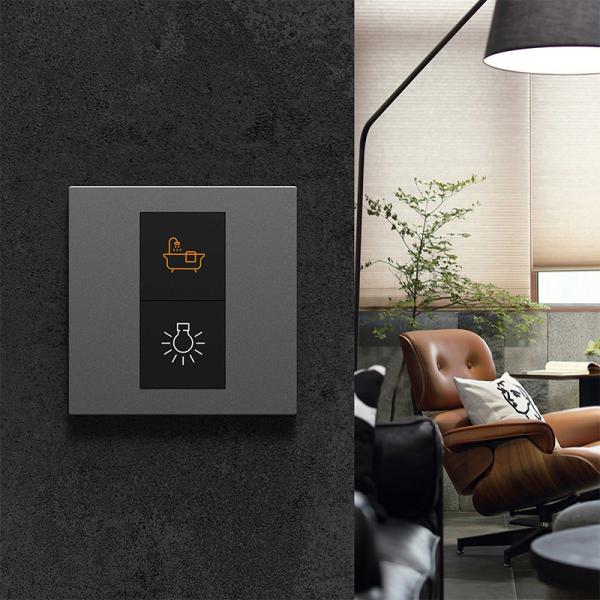 Modbus Wall Switch , Smart Home Light Switches 2 / 3 / 4 Keys