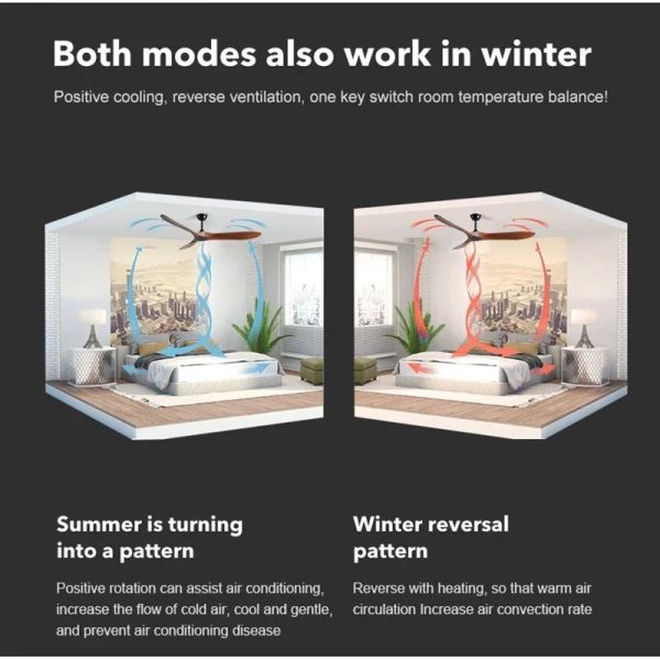 Retractable Blade Modern Folding Fan Light Remote Control Chandelier LED Invisible Ceiling Fan Crystal Light (WH-VLL-29)