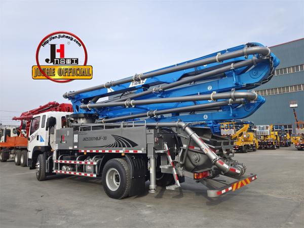 JIUHE Small Concrete Line Pump Truck Boom 30m For Small Project Engineering Construction