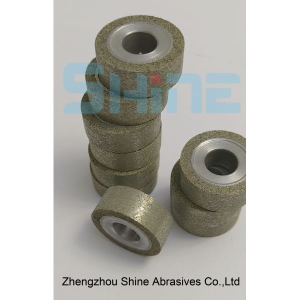 Ruedas de molienda de fijación de metal de diamantes cilíndricos internos de 25 mm para vidrio