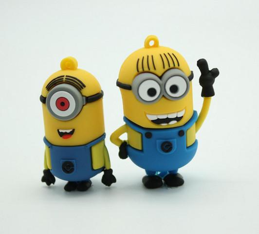 Personalised Cartoon Soft PVC USB Flash Pen Drive 16 Gb Pen Drive USB 2.0 / USB 3.0