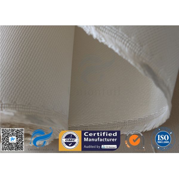 ткани сверхмощная 1200℃ 36ОЗ кремнезема 1.3ММ ткань одеяла огня белой высокой прочная