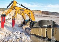 65 tonnes de rupture de la pelle dans la boîte type de pelle