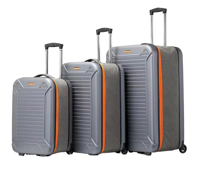 Large Capacity Anti-Theft Trolley Luggage Fashionable ABS PC Material Durable Hand Carry-Ons Spinner TSA Approved Rotating