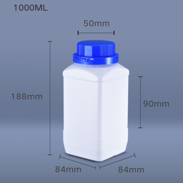 Reactivo químico anhidruro acético Hdpe botellas de laboratorio anticorrosión