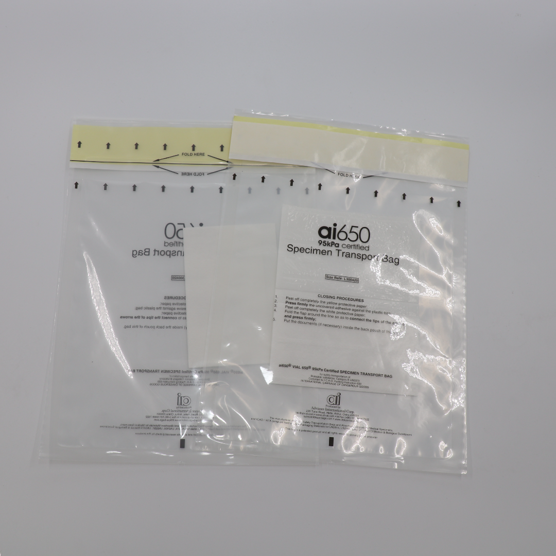 Медицинская сумка перехода образца лаборатории 95kpa Biohazard с карманом