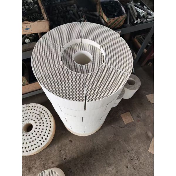 Honeycomb Ceramics for Ladle Preheaters with 30-50% Fuel Savings and 60-80% Faster Preheating Using 1100°C Preheated Air