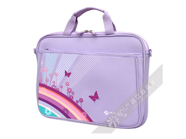 Memory Foam Laptop Handbag Sleeve wiht Silk Printing for 10, 13.3 and 15.6 Laptops