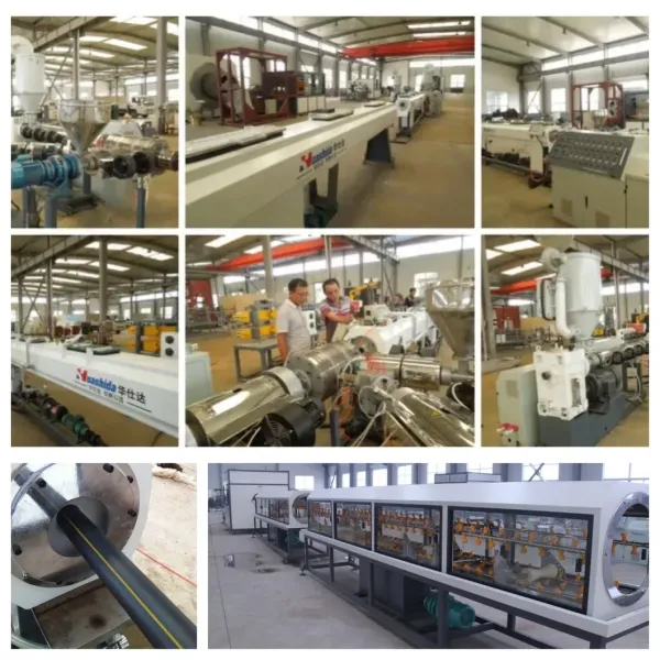 HDPE Polyethylene Underground Plastic Water Gas Supply Pipeline Making Machine