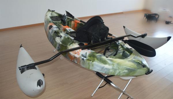 Deluxe Seat 2.7m Auge Sea Touring Kayak With Strong Alloy Kayak Paddle