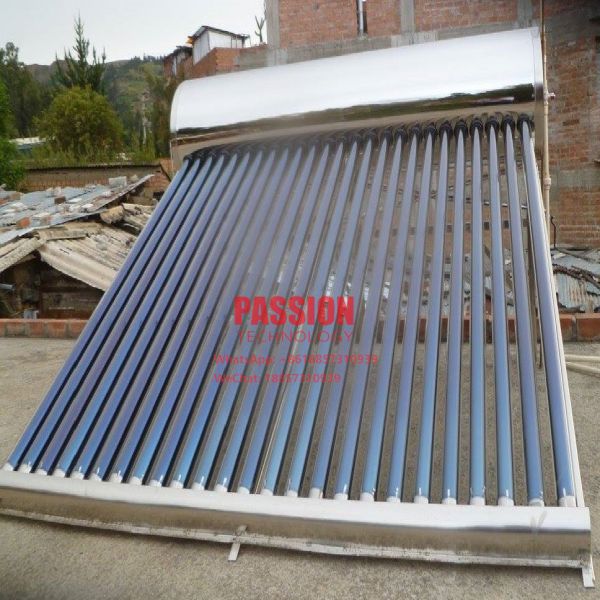 sistema solar solar de Heaing del tubo de vidrio del géiser etc de agua del acero inoxidable 200L 304 de la presión solar del calentador 250L no
