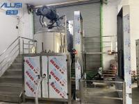 SUS316L 500L fixados limpam a máquina cosmética de agitação em dois sentidos de emulsão do misturador