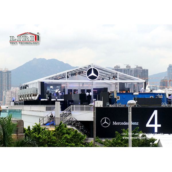 Шатер шатёр 500 Peopple прозрачный с твердой стеклянной стеной для выставки промотирования