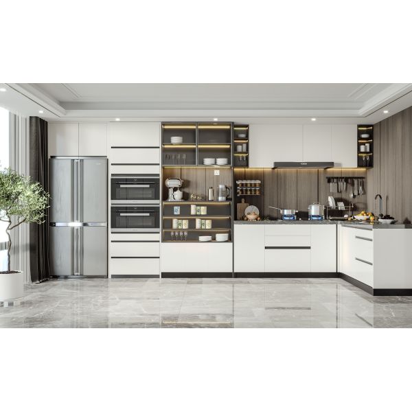 Residence/Apartment/Hotel Water Proof Cabinet Melamine Kitchen Cabinet
