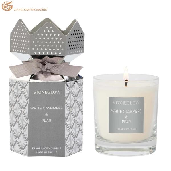 Candelas e caixas de perfumes personalizadas com tampa de luxo embalagem de papelão rígido reciclável caixa de presente para perfumes cosméticos batom embalagem de vela