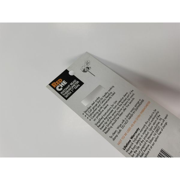 CMYK повторно использует бумажную блистерную упаковку, упаковывая бумажные карты с УФ-лаком