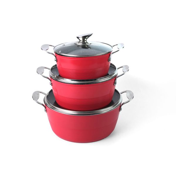Kitchen Cooking Aluminum Alloy 3003 LFGB Non Stick Soup Pot