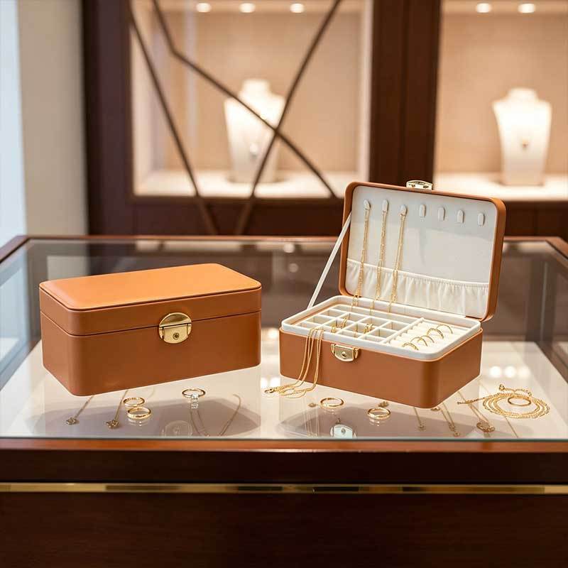 Premium Faux Leather Jewellery Storage & Gift Packaging Box