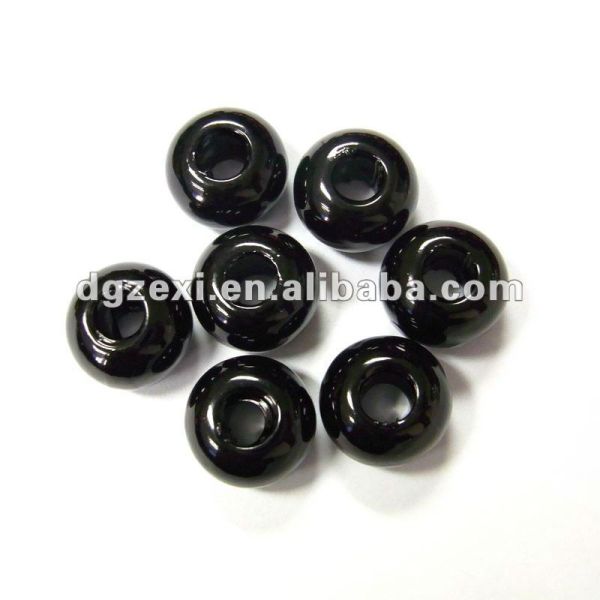 China High Quality Large Hole Plastic Pearl Beads