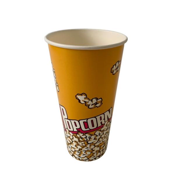 Disposable 32 Oz Personalized Popcorn Tub Customizable Flexo Printing