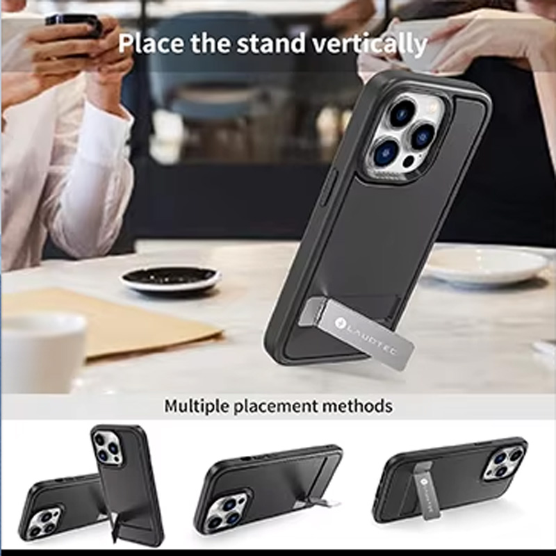 For Silicone Kickstand Hand Strap Case for 15 Vertical/Horizontal Stand Flexible Soft Liquid Silicone Plain Design