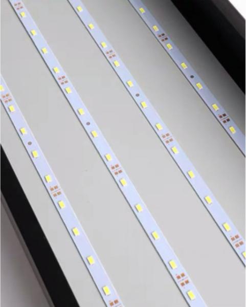 Bedroom LED Linear Hanging Light Linear Pendant Lighting Black Indoor Decor 3000K 5000K 35W