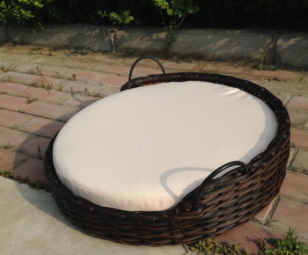 Swing Rattan Hanging Pet Bed PP Natural Woven Wicker Dog Cat Animal Sleeping House Baskets Outdoor Indoor