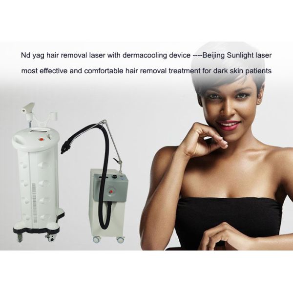 Low Temperature Salon Beauty Machine , Skin Cooling Laser Machine For Skin Treatment