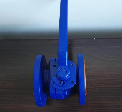 Q41F ANSI flanged cast iron ASTM A126-B ball valve