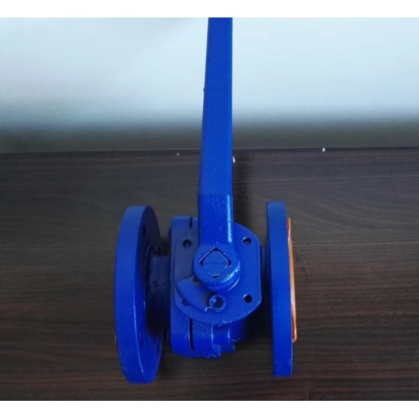 Q41F ANSI flanged cast iron ASTM A126-B ball valve