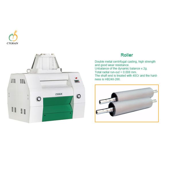 Maize Roller Mill Machine Shaft 40Cr Grain Milling Equipment